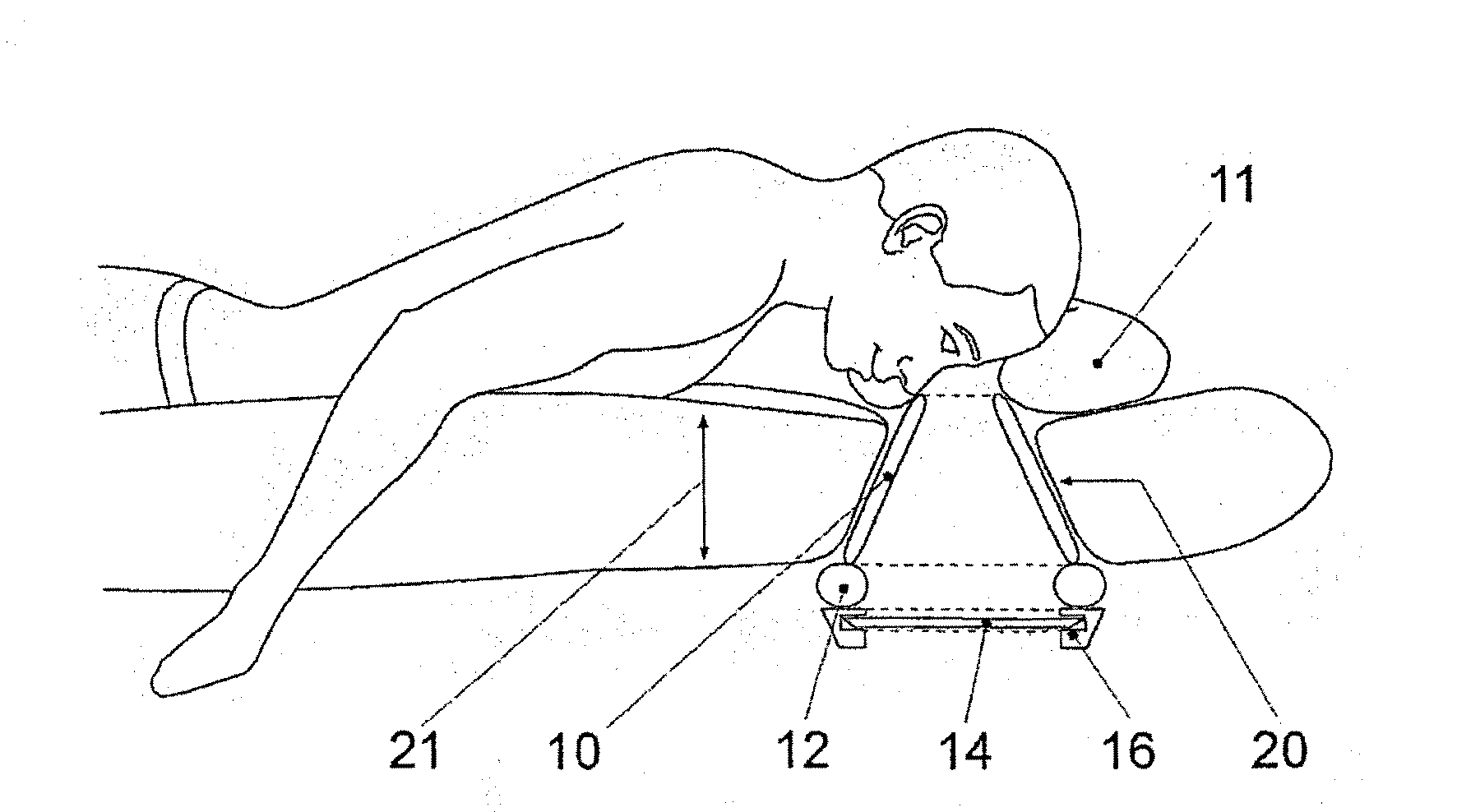 Underwater viewing unit for an air mattress