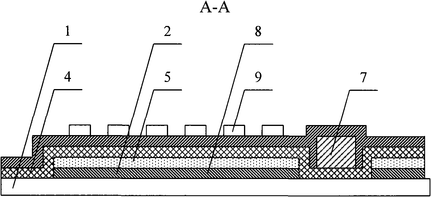 Array substrate of liquid crystal display device