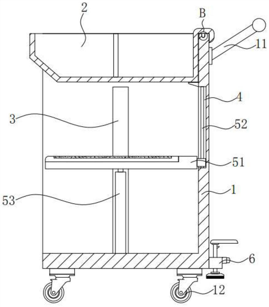 Convenient-to-use operation cart for automobile assembly