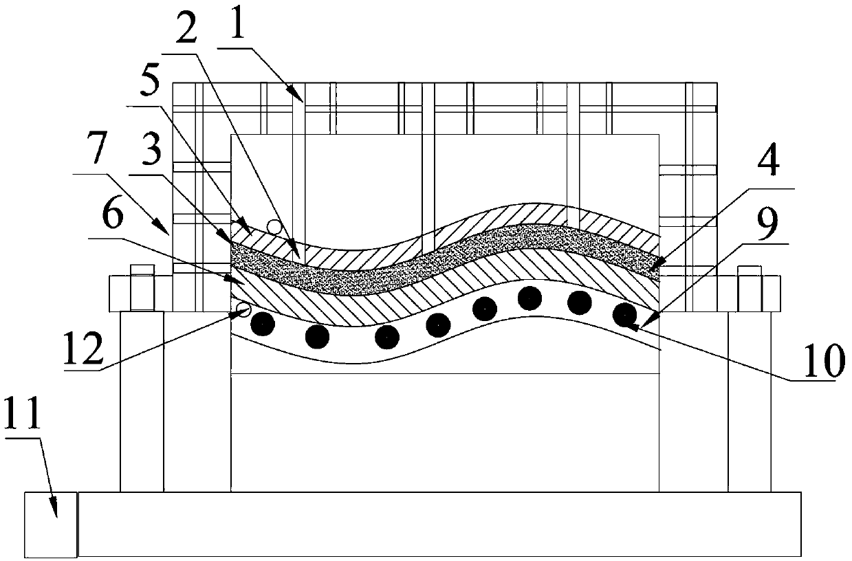 Casting sand mold forming method