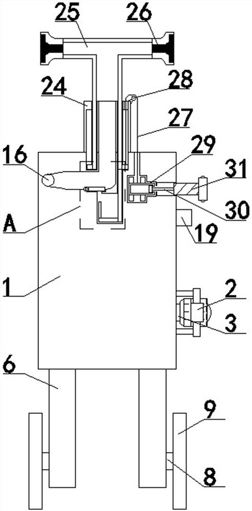 Spraying-height-adjustable selenium-enriched foliar fertilizer atomization type application machine for selenium-enriched rice