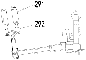 A load-bearing four-link automatic correction device