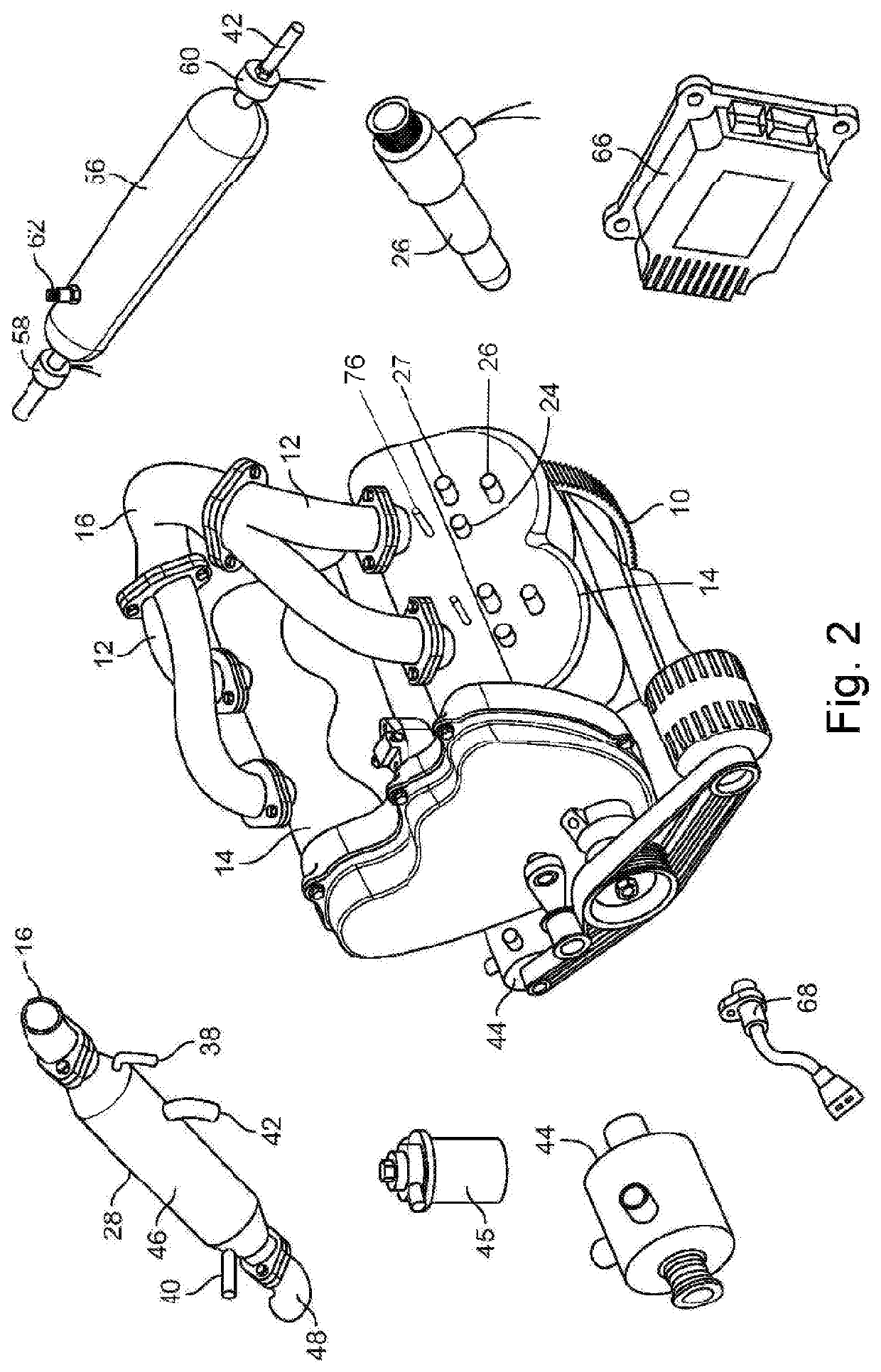 Power system with internal combustion engine