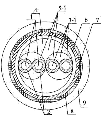 Instrument cable for nuclear power station