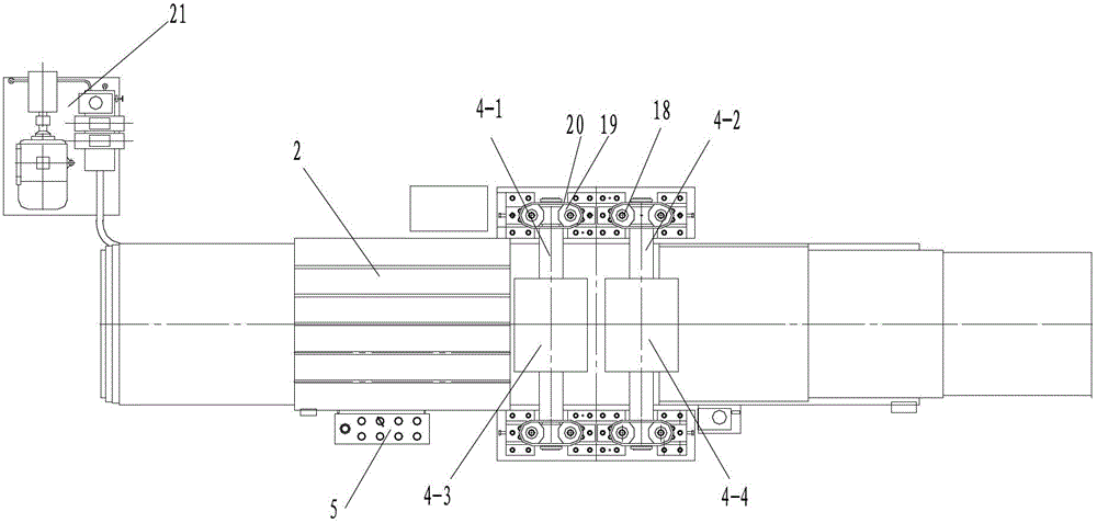 Embedding and rolling forming machine tool for radiator fins