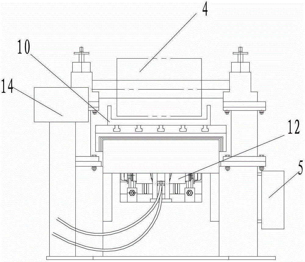 Embedding and rolling forming machine tool for radiator fins