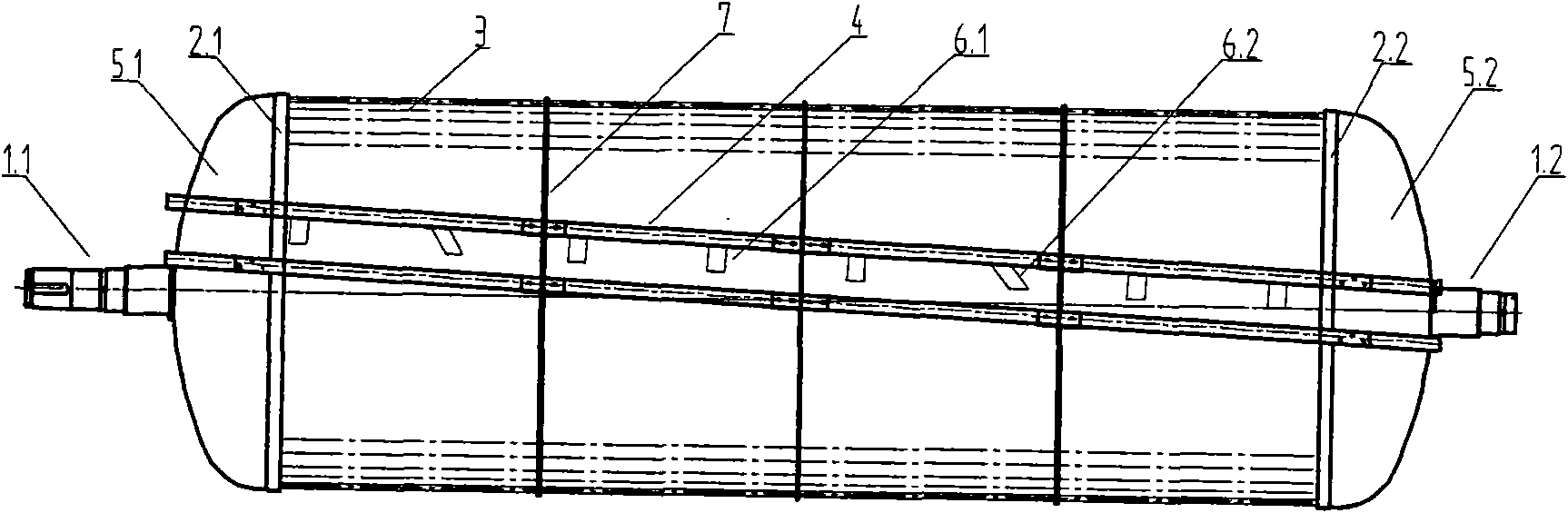 Improved tube bundle for tube bundle dryer