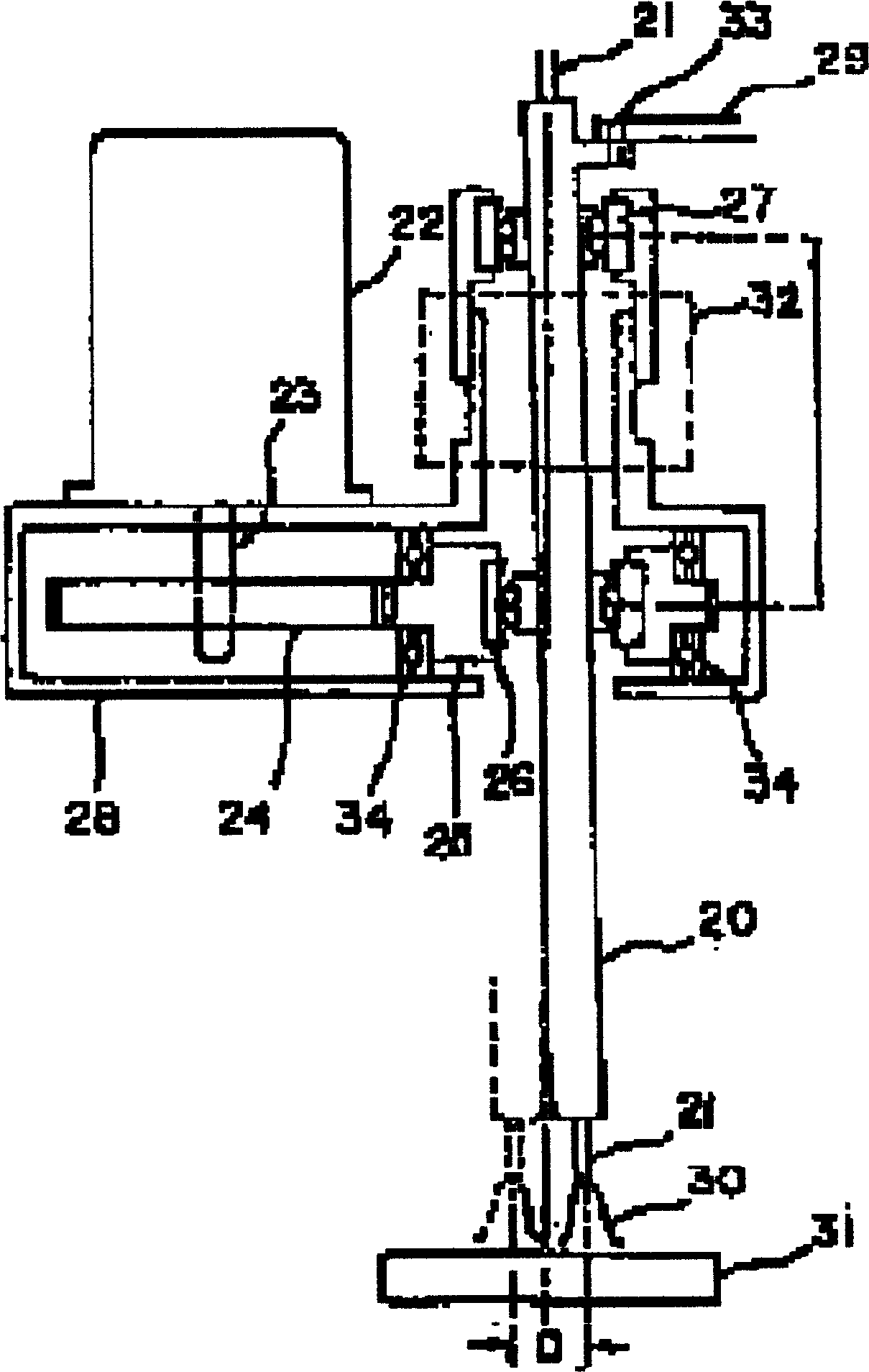 Scanning welding torch