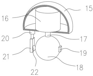 Monitoring device capable of achieving multi-angle swing adjustment