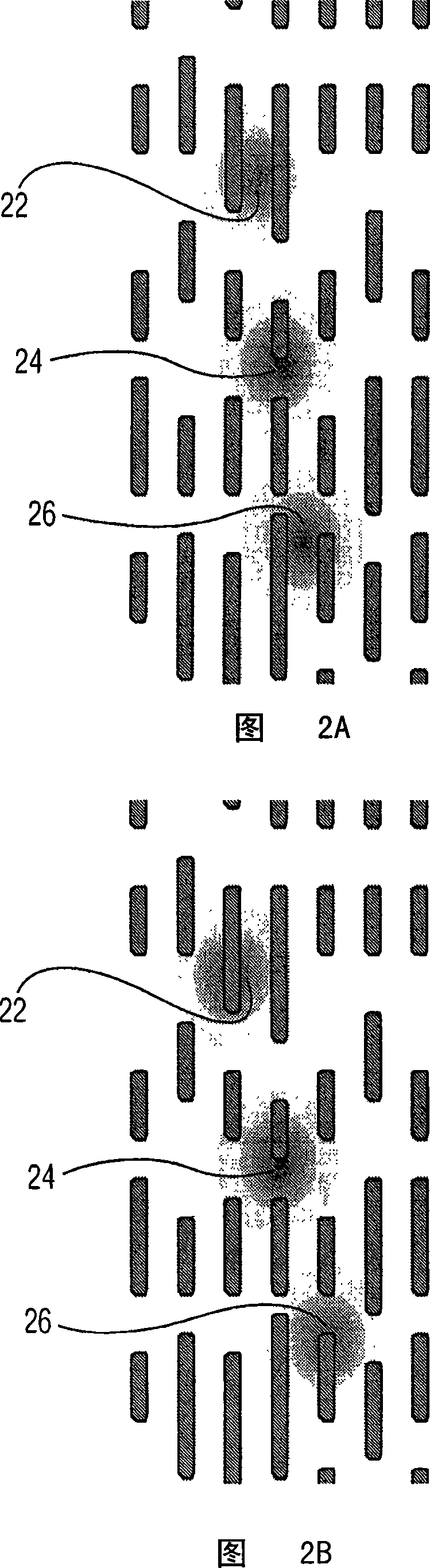 Tracking by cross correlating central apertures of multiple beams