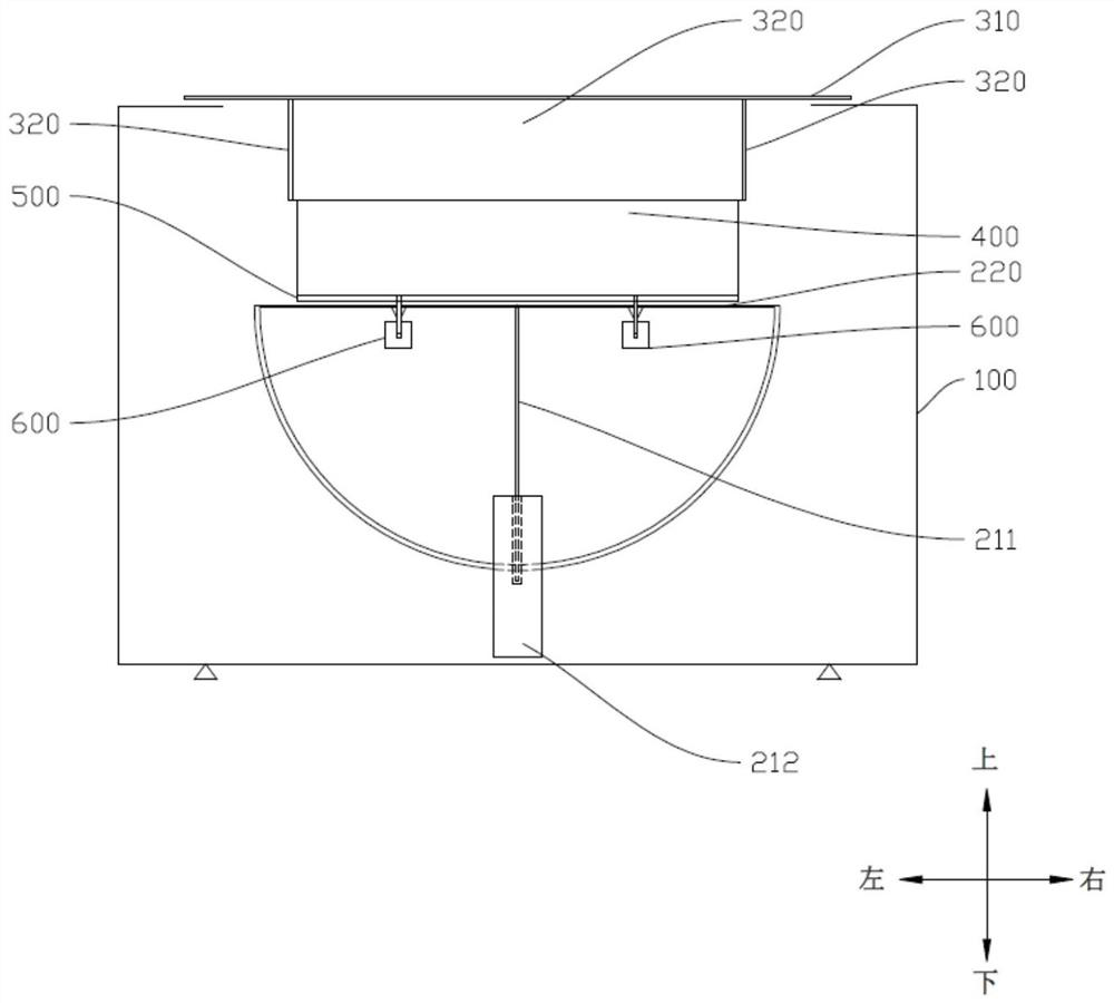 Subduction zone earthquake physical simulation experiment device