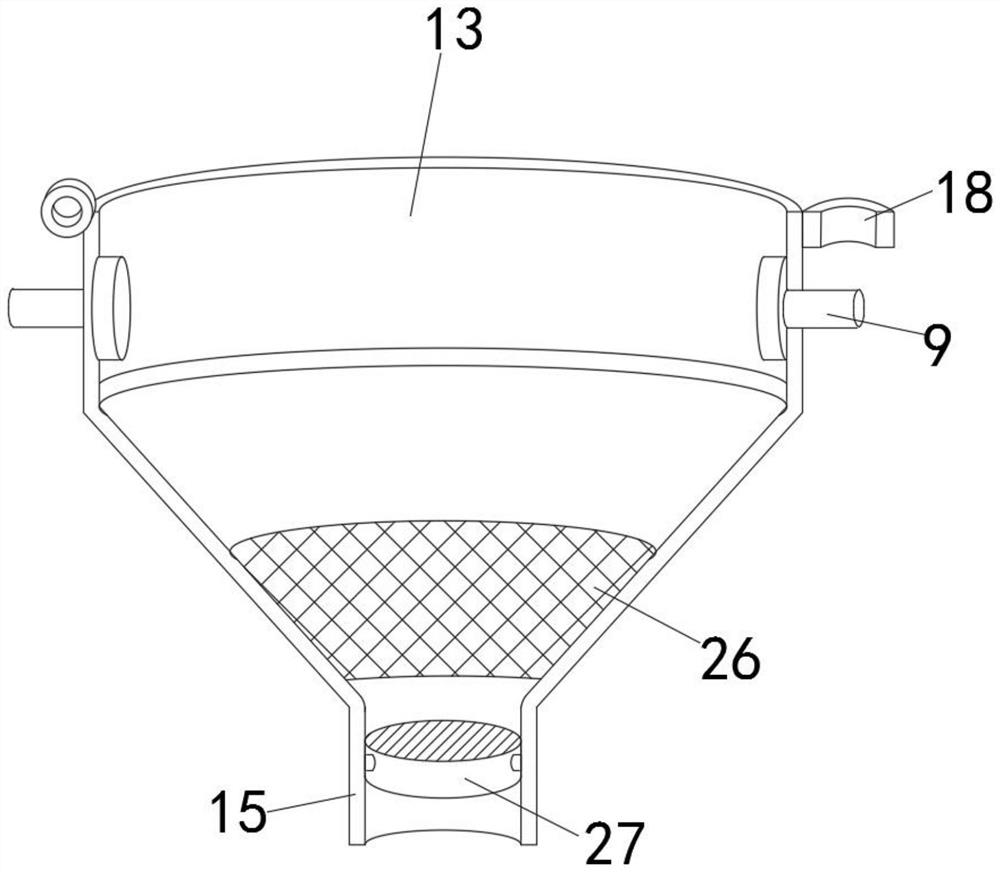 Saponification treatment device for lubricating grease production