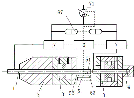 Self-adaptive intelligent hydraulic and pneumatic impact breaking hammer