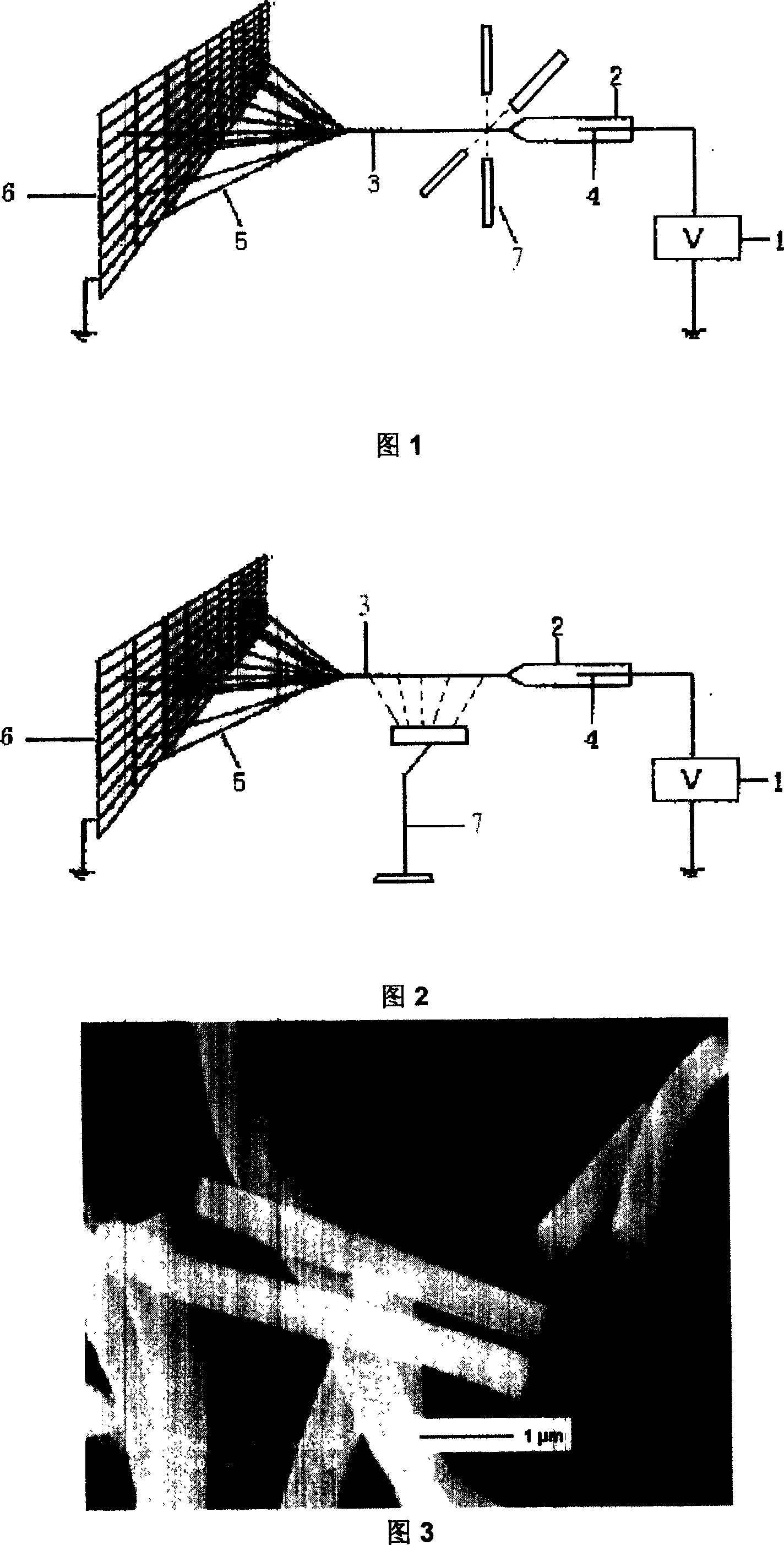 No-solvent electrically spinning process for preparing micron and nanometer fiber