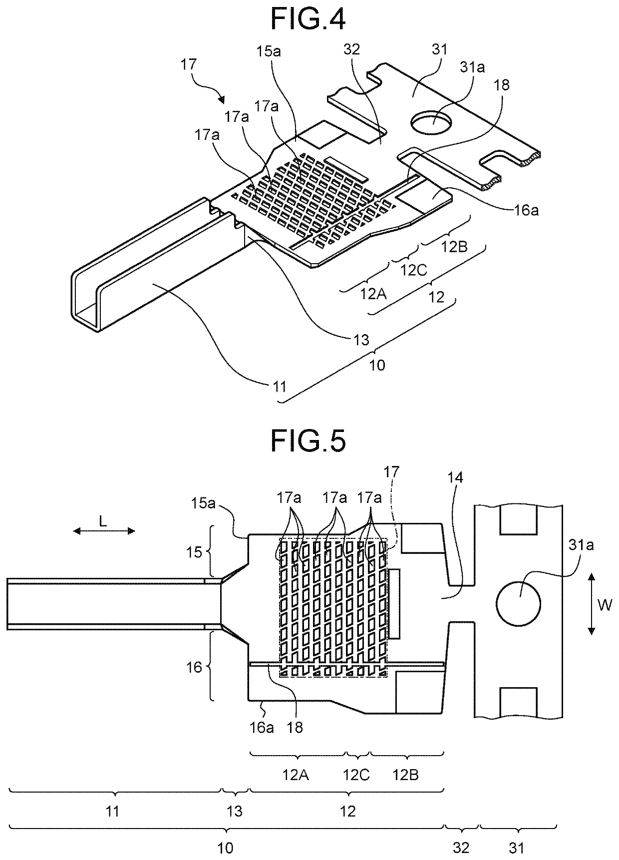 Crimp terminal having a groove for facilitating crimping workability and a water stop member