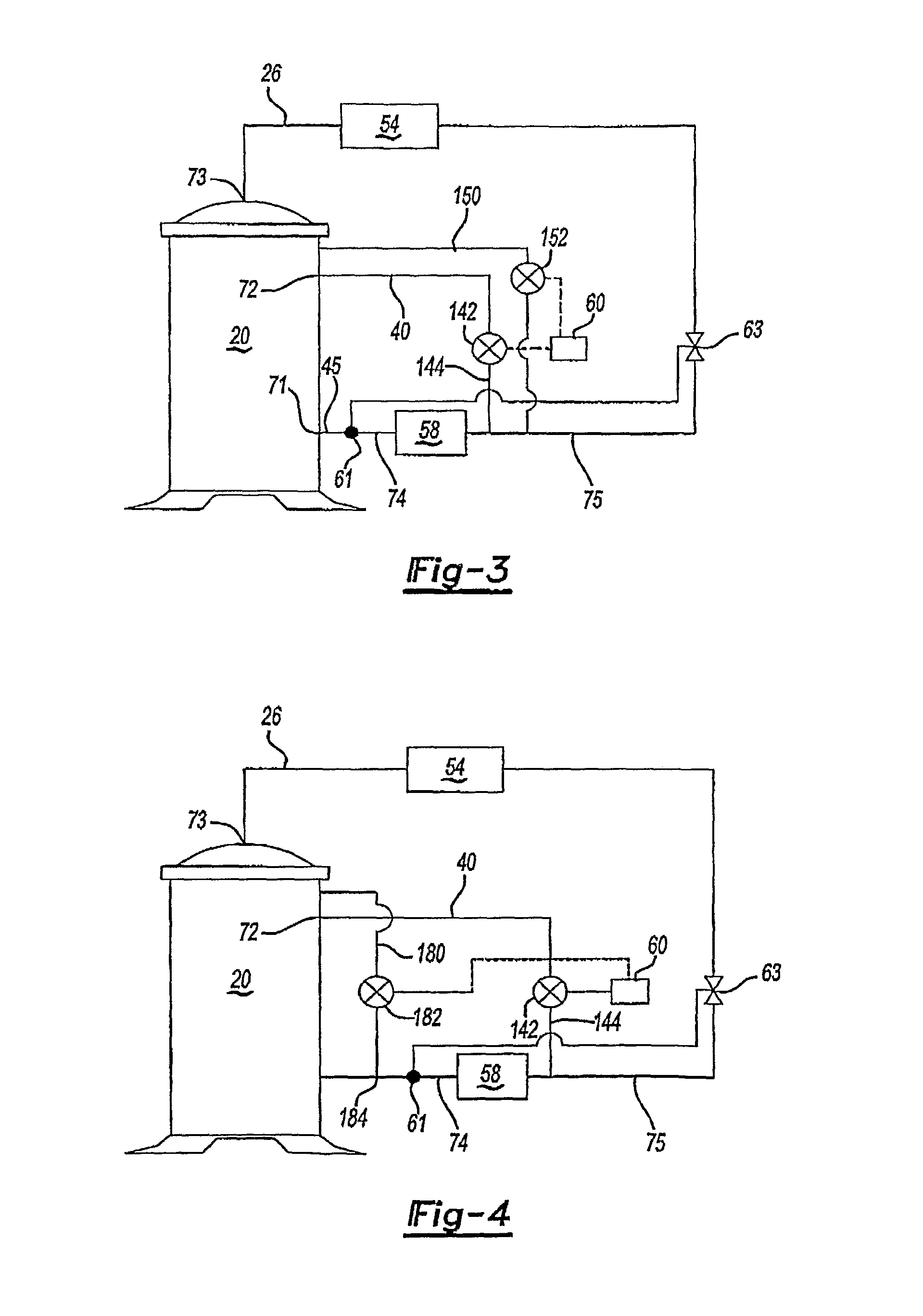 Refrigerant system unloading by-pass into evaporator inlet