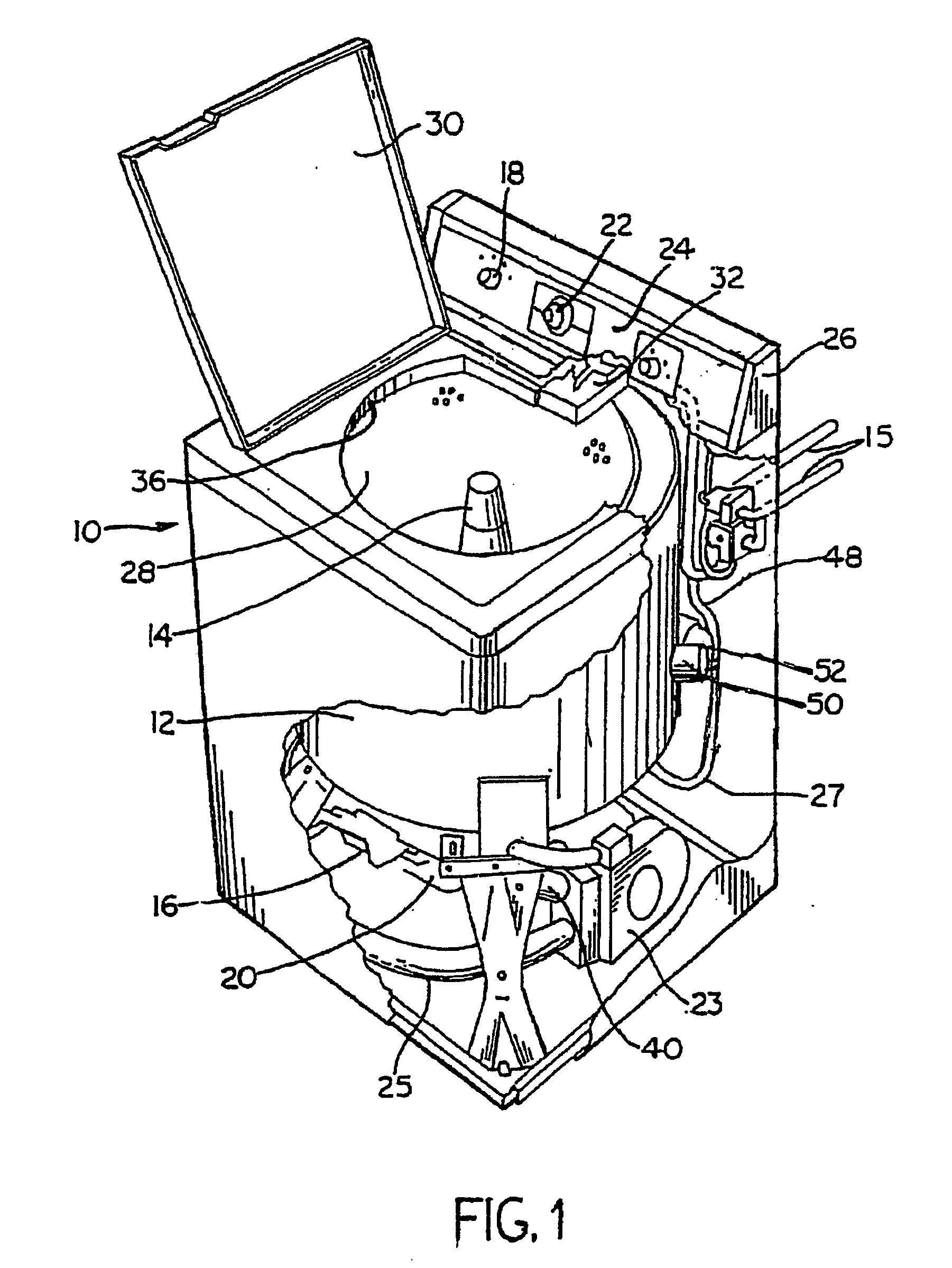 Stain removal process using combination of low and high speed spin