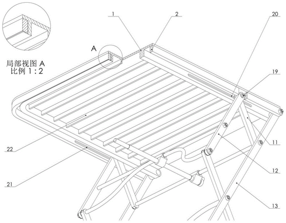 Foldable integrated student desk and chair