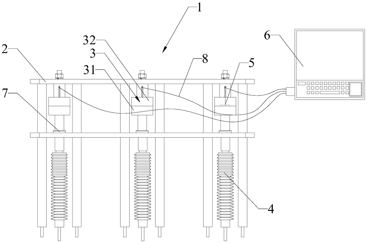 A circuit breaker detection device