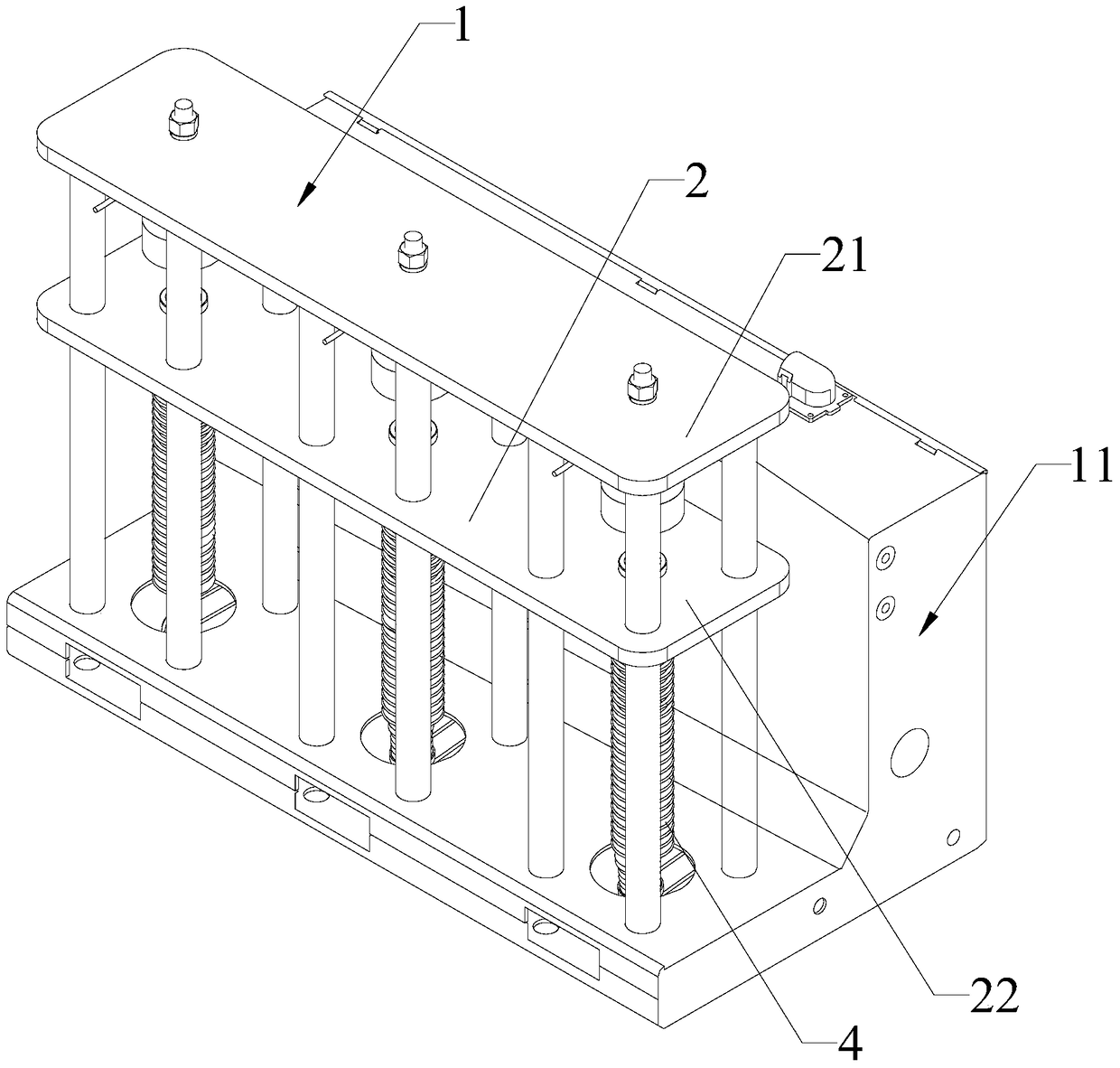 A circuit breaker detection device