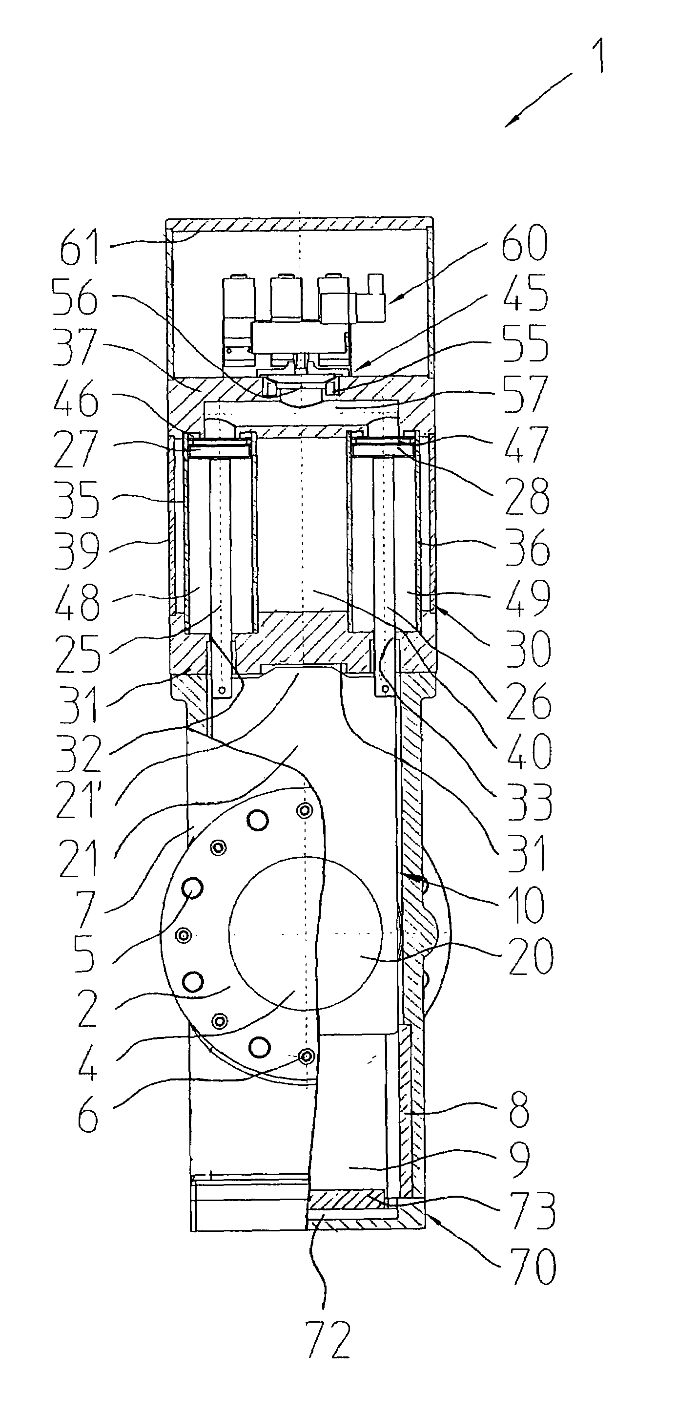 Device for protection against explosions in pipe-line