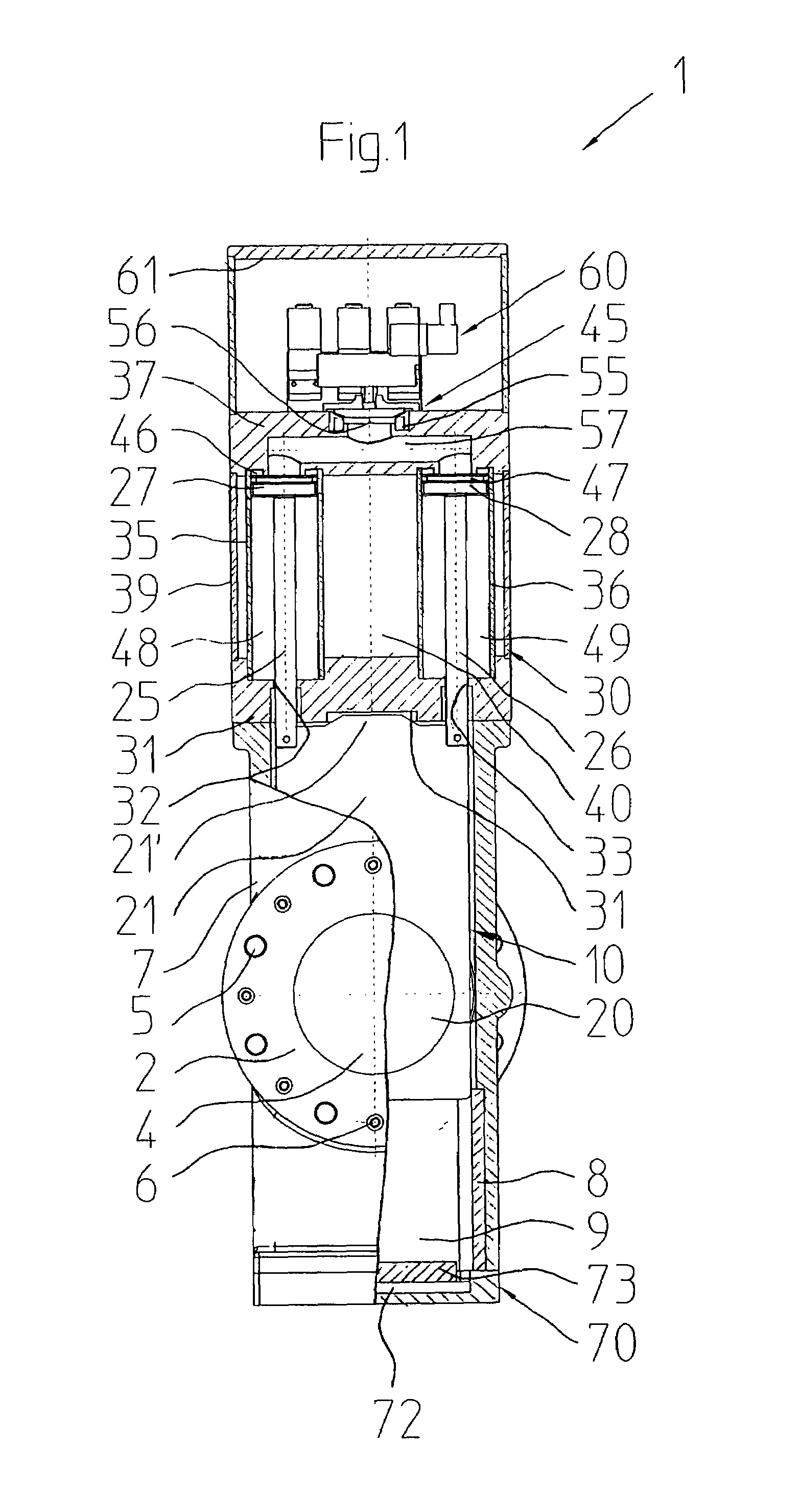 Device for protection against explosions in pipe-line