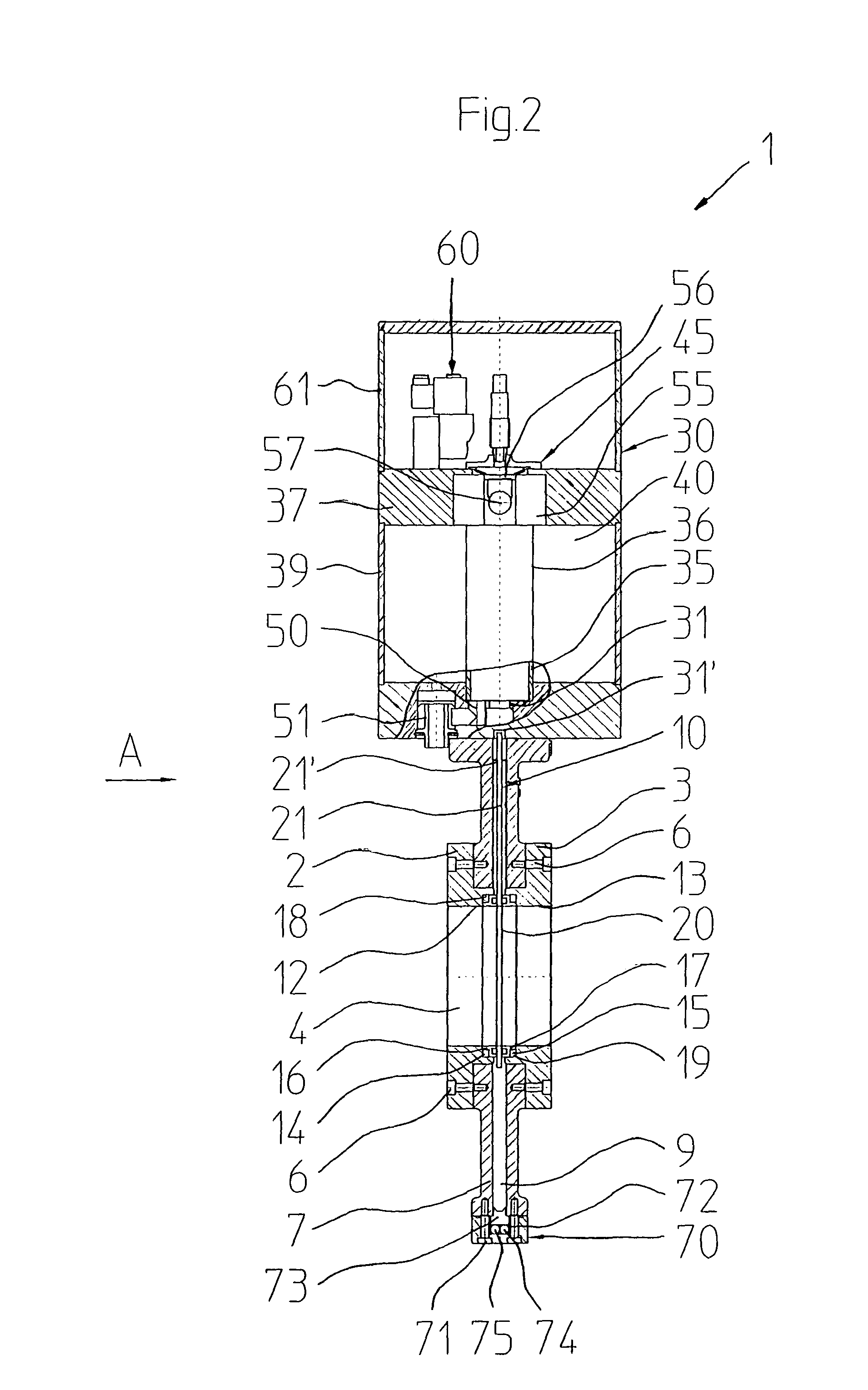 Device for protection against explosions in pipe-line