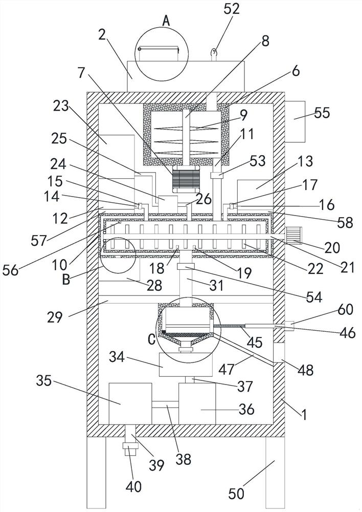 Device for preparing pea small molecule peptide