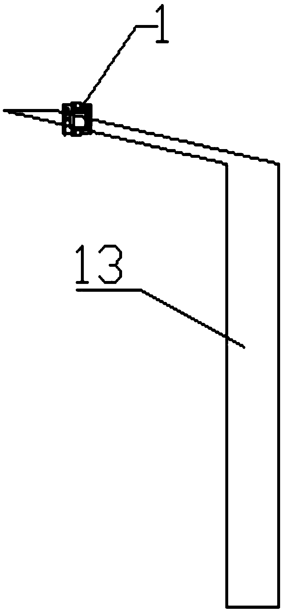 Automobile traffic light zebra crossing safe and intelligent driving control system and method