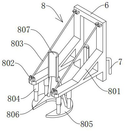 A kind of sapling raising device for garden construction