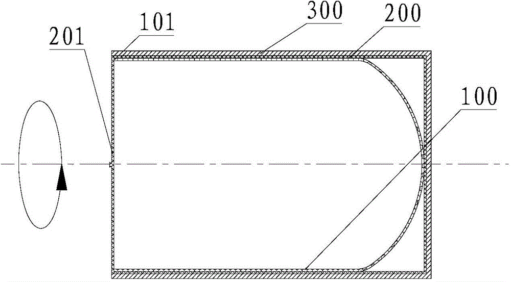 A sodium-sulfur battery electrolyte thin-walled ceramic tube sintering tool