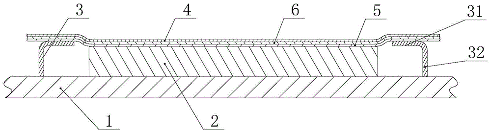 Mainboard cooling structure for cellphone, and cellphone