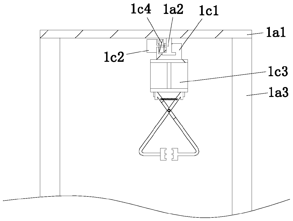 A component of coating equipment on the surface of angle steel