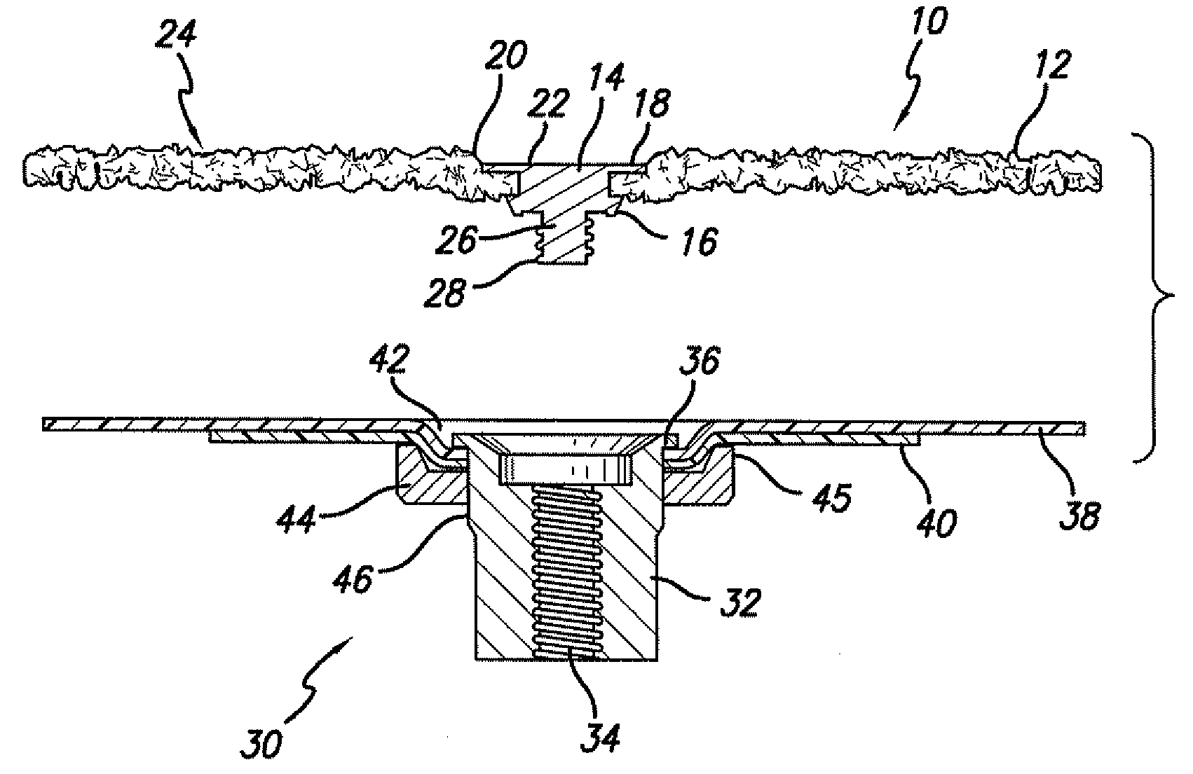 Expendable unitary quick mount abrasive discs and support pad therefor