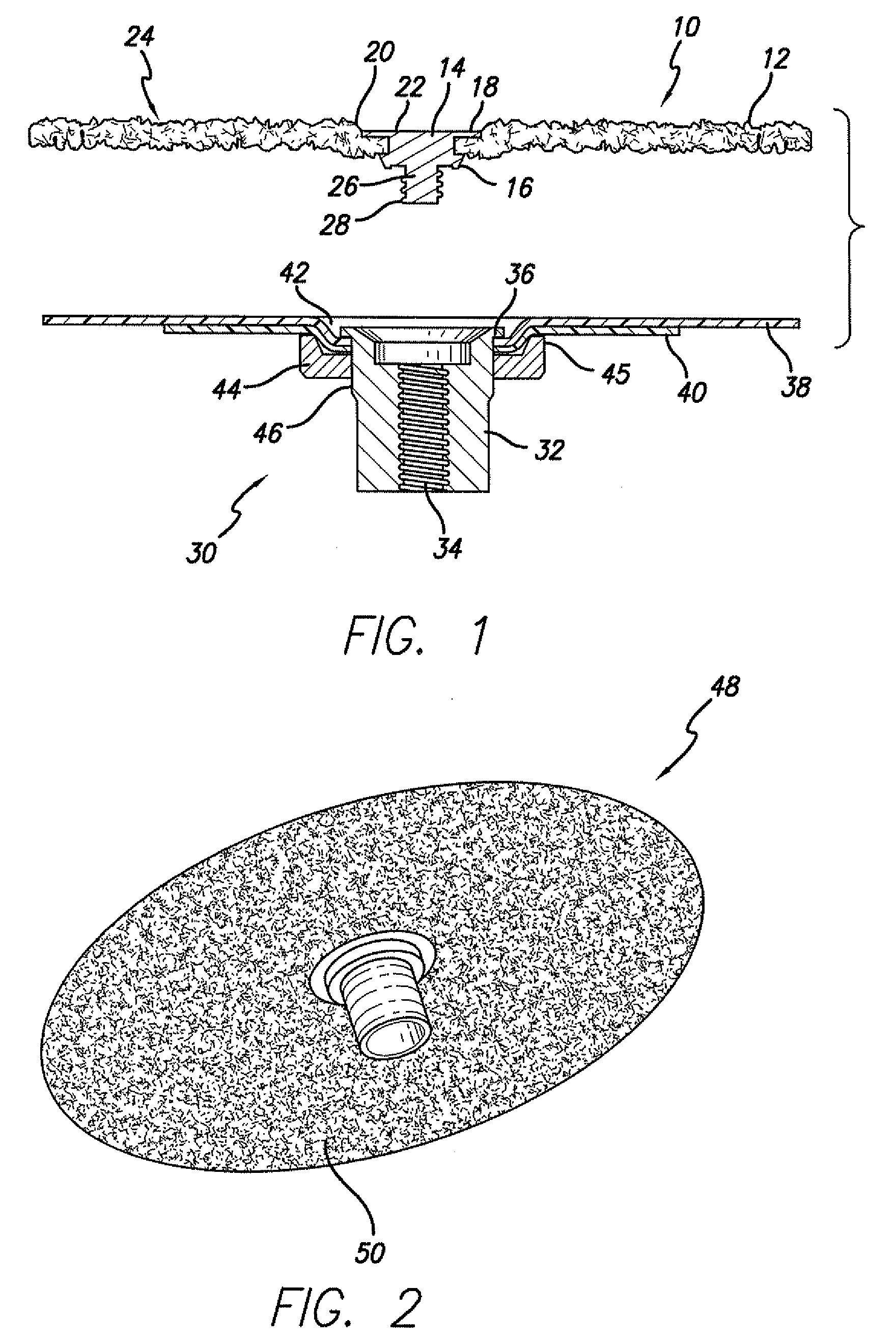 Expendable unitary quick mount abrasive discs and support pad therefor