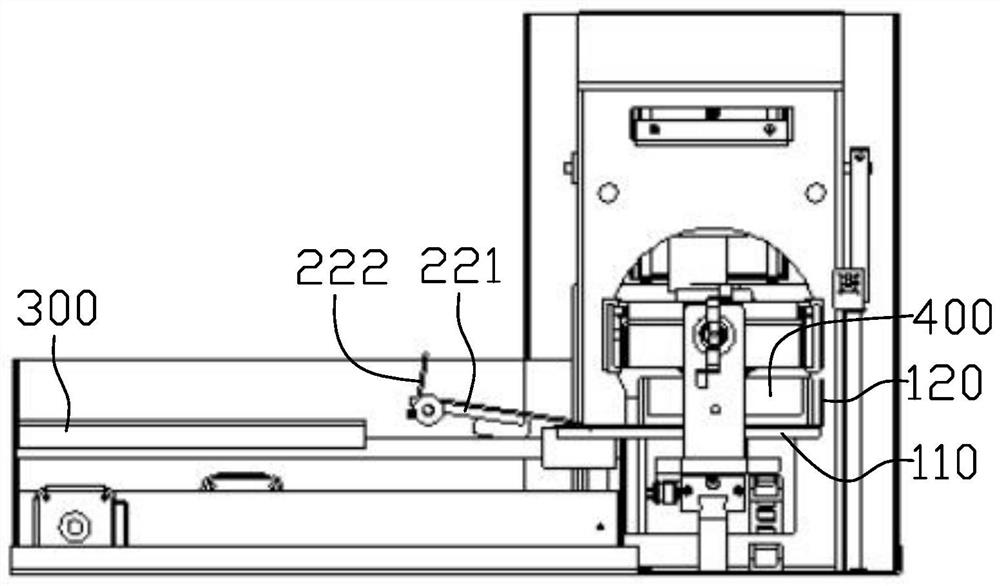 A test tube discharging device and mixing device