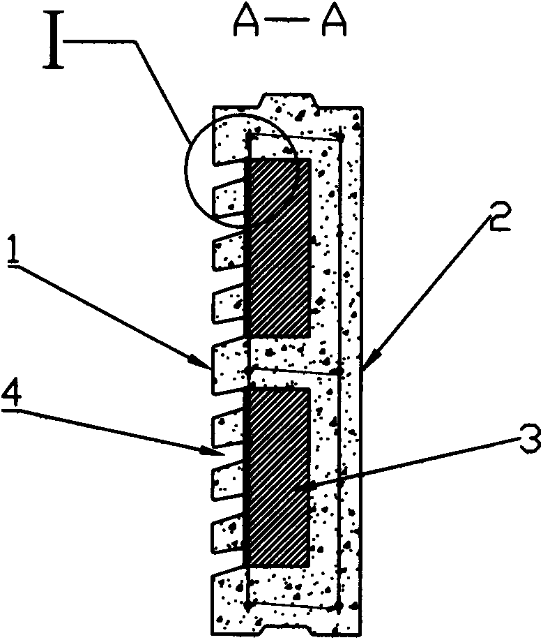 High-strength cement sound-absorbing plate