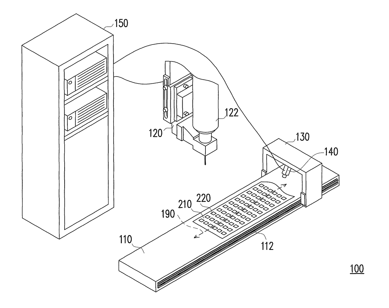 Underfill process and processing machine thereof