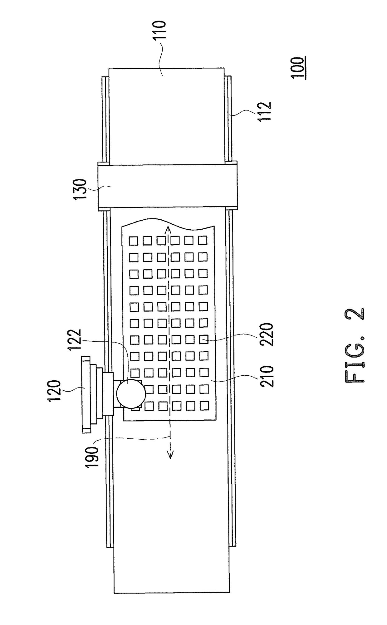 Underfill process and processing machine thereof