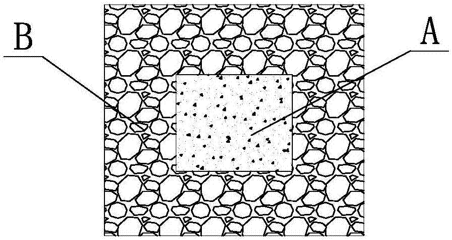 Test method of bonding characteristic of disintegrated soft rock and concrete and test sample