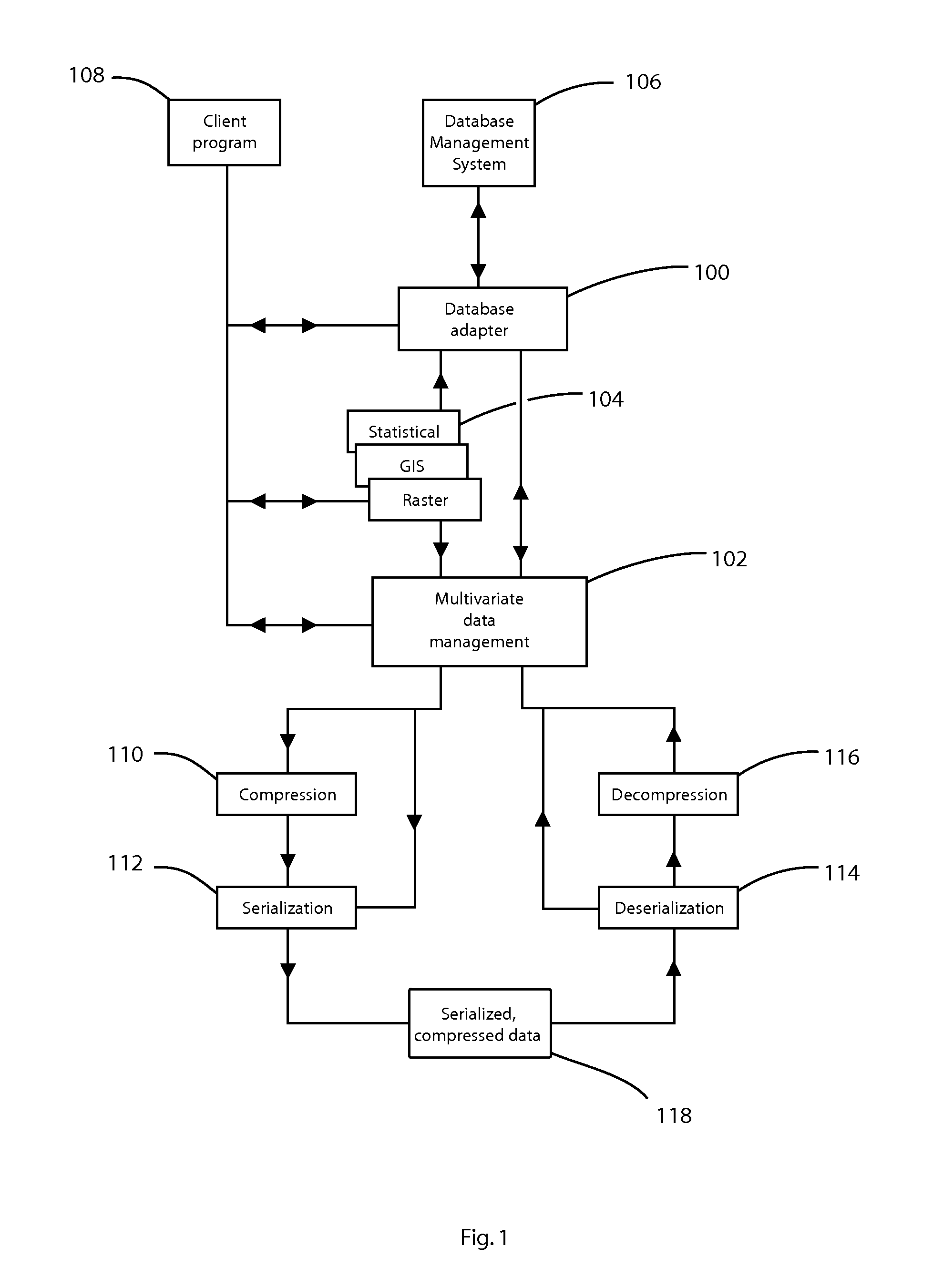 Database adapter for relational datasets