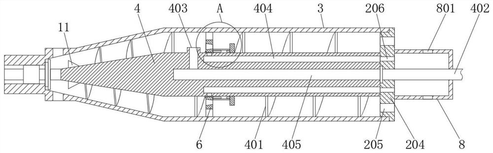 Sludge centrifugal dehydrator for sewage treatment