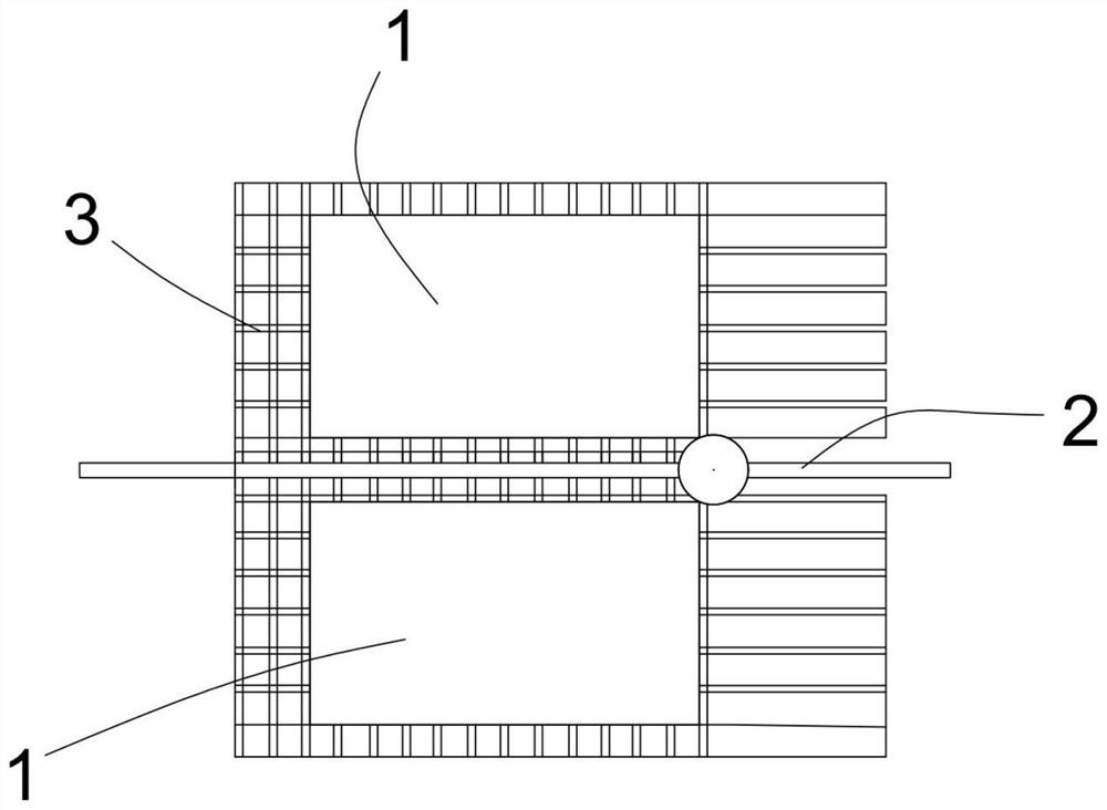 Building facade assembly structure and building facade forming process