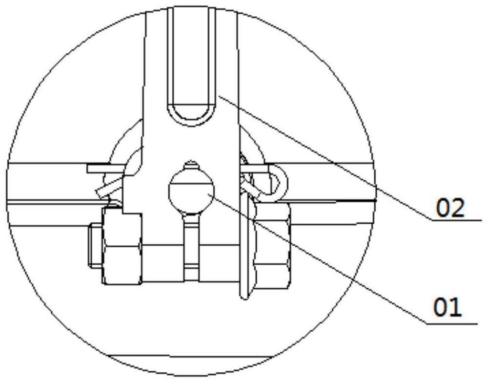 Engine governor bracket assembly device