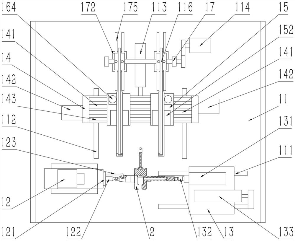 Crank machining system and machining method