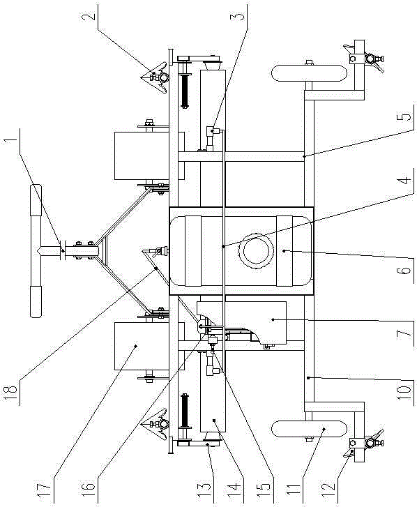 Manual and animal-powered tractive electric spraying and film laying machine