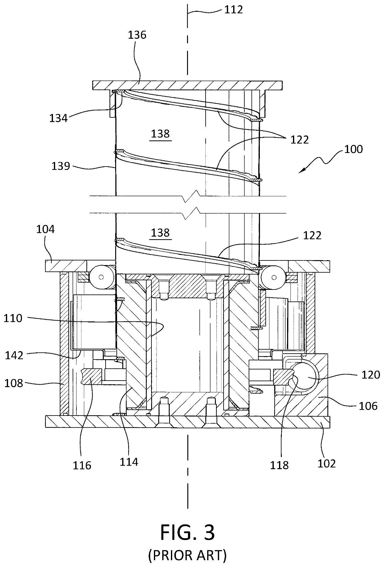 Helical band actuator