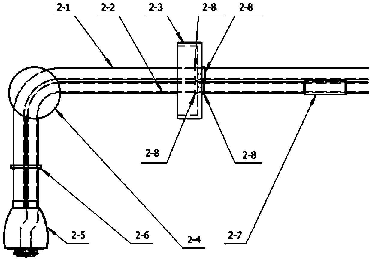 Automatic sewage draining and cleaning device for a RV withdrawable black water tank