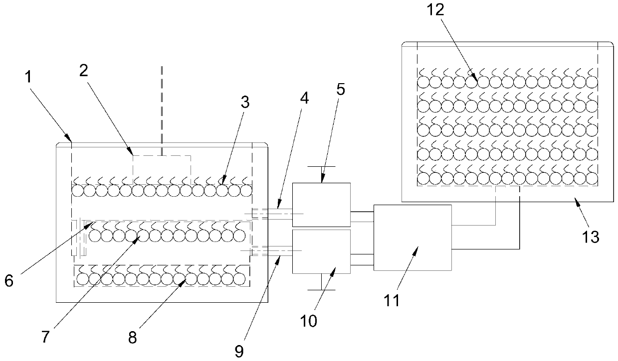 Weighing principle based surface tension testing device and method of sandwich effect