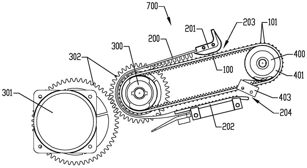 Automatic tissue rolling mechanism and wet tissue machine